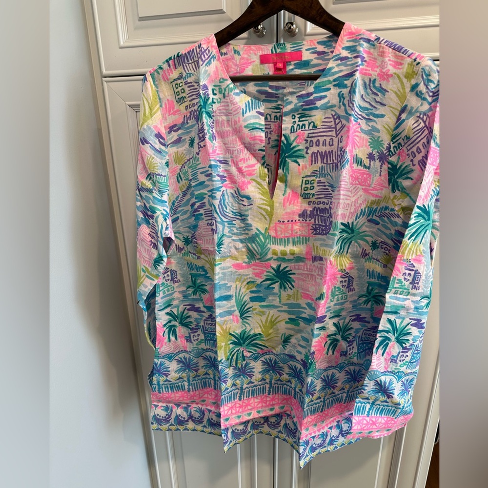 Lilly Linen Tunic top